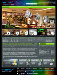 金曼斯光電（Kamsled）官方網(wǎng)站設(shè)計(jì) 以光為媒，照亮品牌未來(lái)