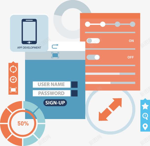 移動(dòng)端產(chǎn)品報(bào)告矢量圖 一站式免費(fèi)下載資源全解析